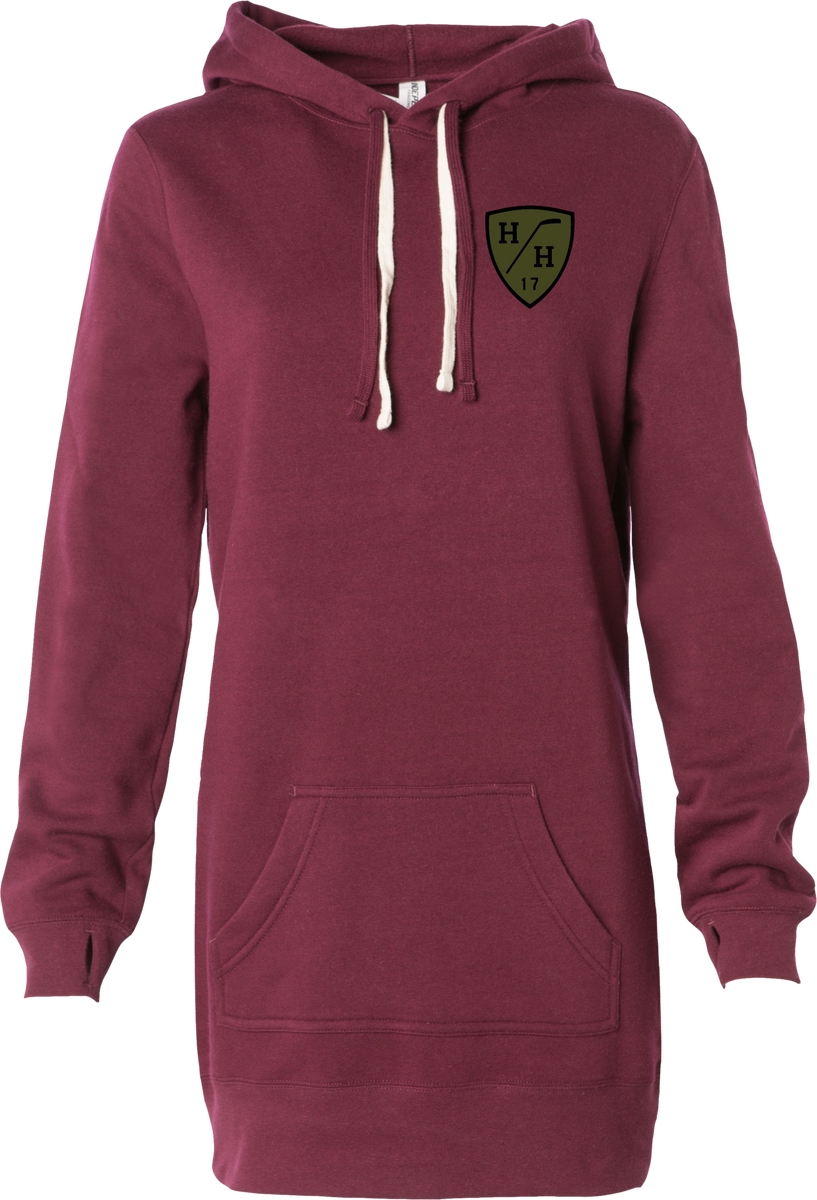 burgundy hoodie dress Broadway Hoodie Dress Medium 8-10 / Maroon main image 1