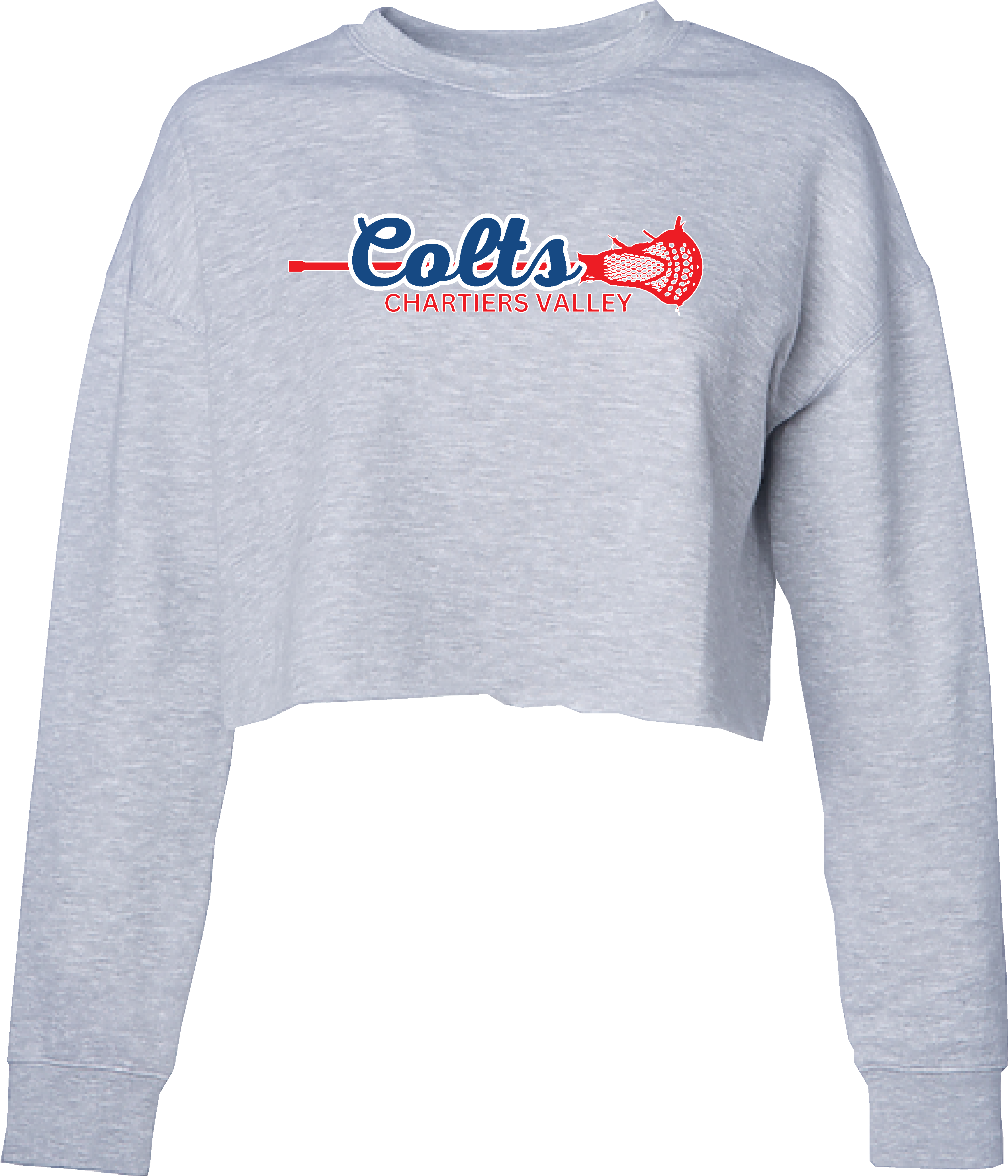 CV LAX WOMEN'S FACEOFF CROP CREW NECK