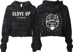 GLOVE UP FITNESS WOMENS CROP HOODIE