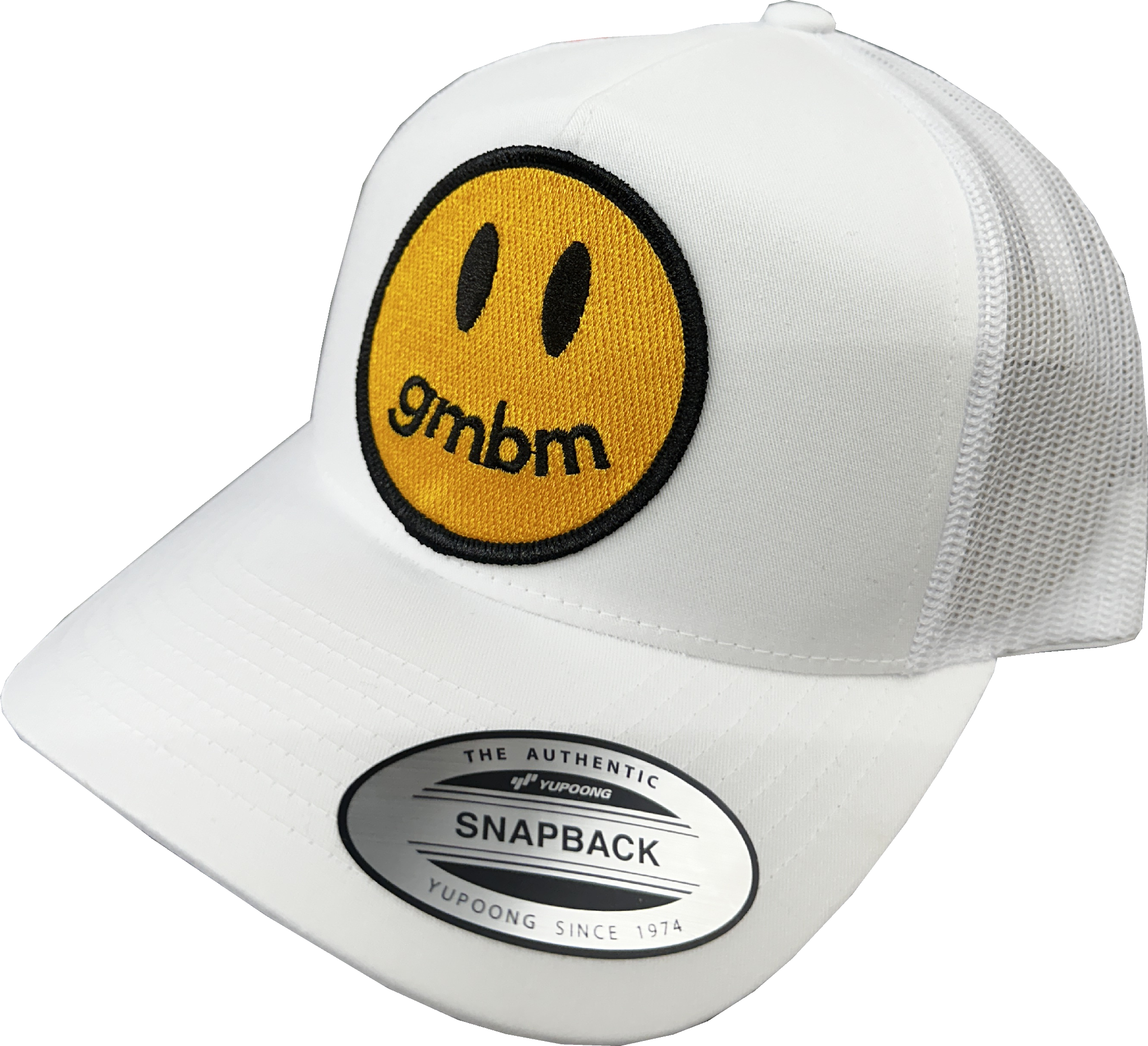 GMBM SMILEY OVERSIZED PATCH TRUCKER