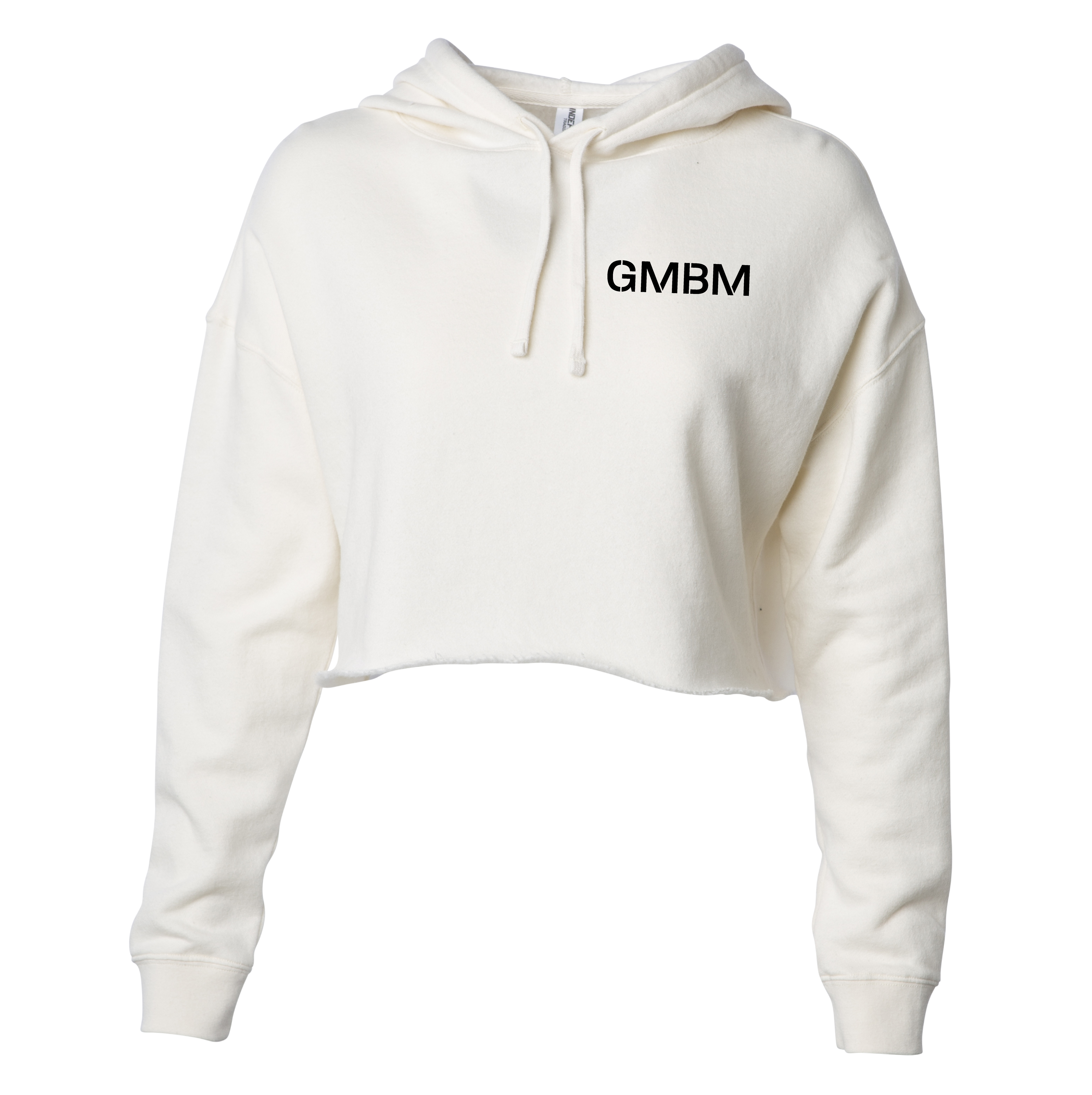 GMBM WOMEN'S DROP TOP CROP HOODIE